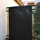 Beautiful Block Metal Sunflower Design Garden Gate | Custom Fabrication Metal Pool Gate | Made in Canada – Model # 319-Taimco
