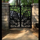 Beautiful Laser Cut Artistic Butterfly Design Metal Garden Gate | Modern Fabrication Metal Yard Gate | Made in Canada – Model # 773-Taimco