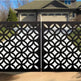 Beautiful Laser Cut Artistic Leaf Design Metal Garden Gate | Modern Fabrication Metal Pool Gate| Made in Canada – Model # 765-Taimco