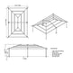 Biltmore Rectangular Steel Structure Park Gazebo | Model # GAZR1T-Taimco