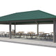Biltmore Rectangular Steel Structure Park Gazebo | Model # GAZR1T-Taimco