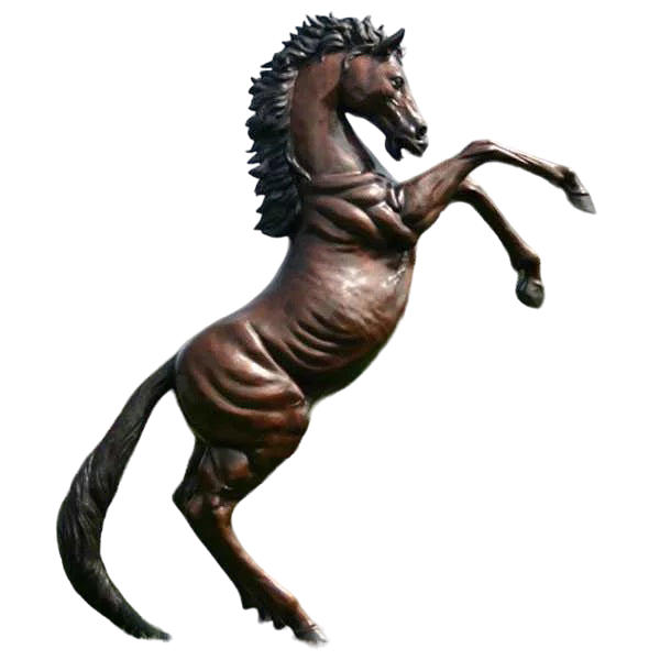 Bronze Cast Horse Statue Garden Lawn Ornament Model # MSC1291