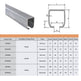Cantilever Galvanized Track - Channel | Model # GIPI8-Taimco