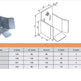 Cantilever Gate End Stop | Model # ES8 ( Pack of 20 )-Taimco