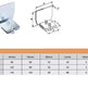 Cantilever Gate Steel End Cap | Model # EC5 ( Pack of 50 )-Taimco