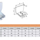 Cantilever Gate Steel End Cap | Model # EC8 ( Pack of 50 )-Taimco