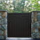 Classic Metal Block Line Design Back Yard Gate | Modern Metal Yard Side Gate | Made in Canada – Model # 328-Taimco