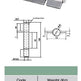 Closed Weld Hinge With Bearing & Washer | Model # CWHB-155 ( Pack of 100 )-Taimco