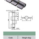 Closed Weld Hinge With Bearing & Washer | Model # CWHB-175 ( Pack of 100 )-Taimco