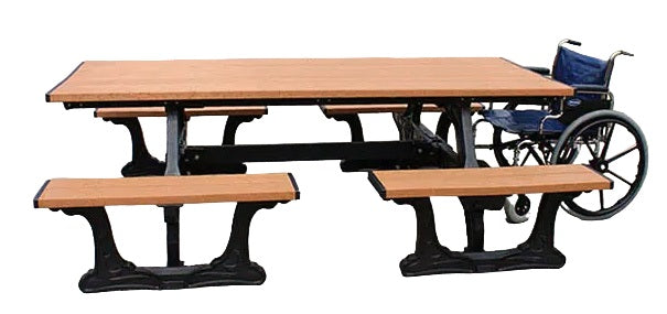 Commons Universal Accessible Picnic Tables | Picnic Table & Seat | Model ADAPT226-Taimco