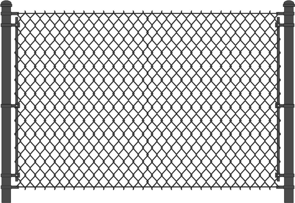 Complete Kit - Colored Vinyl Coated Chain Link Fence Mesh & Frame - Model # CLF1871-Taimco