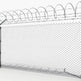 Complete Kit - Commercial Galvanized Chain Link Fence Frame and Mesh - Model # CLF1873-Taimco