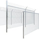 Complete Kit - Commercial Galvanized Chain Link Fence Frame and Mesh - Model # CLF1873-Taimco
