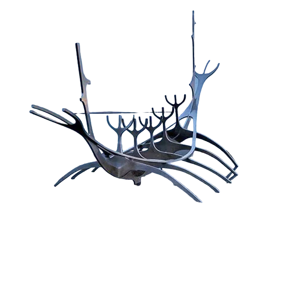Contemporary Oversized Sculpture: Abstract Sun Voyager Model #SSS1245