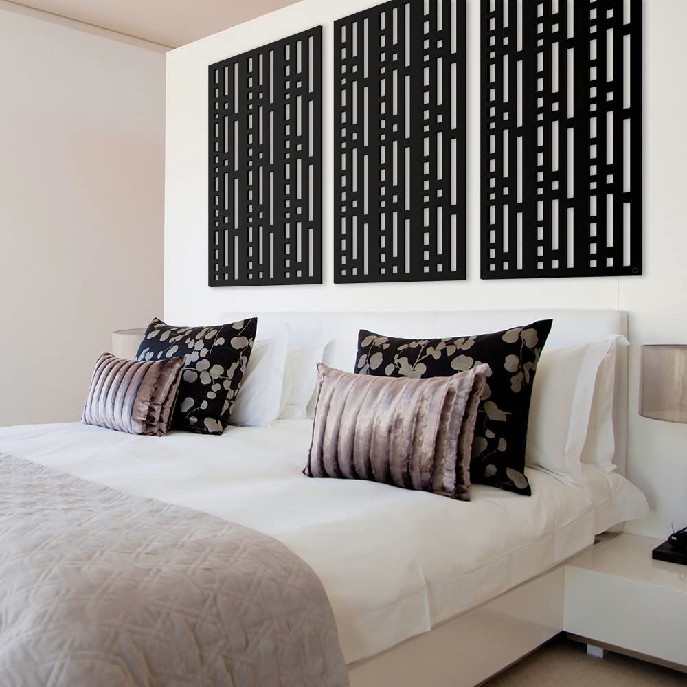 Decorative Screen Panel | Metal Room Divider | Geometric Design - Model # WD573-Taimco
