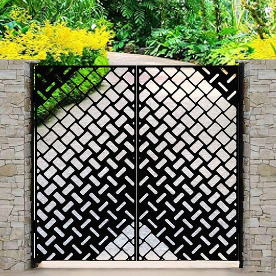 Dobby Weave Steel Gate | Made in Canada – Model # 286-Taimco