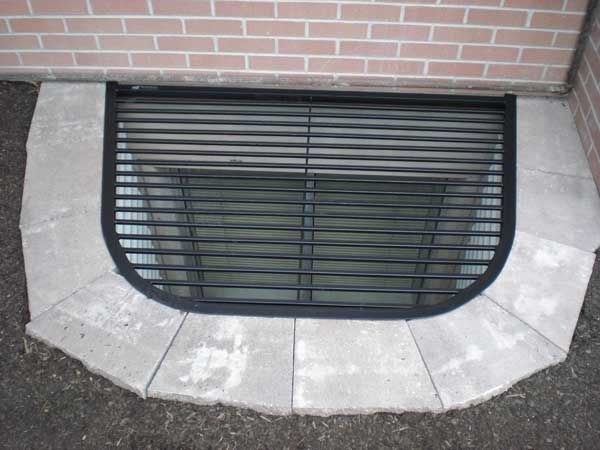 Flat Steel Window Well Cover - Rust Free Powder Coated Steel - Transparent Rigid high-grade polycarbonate - Made In Canada - Model # WWC882-Taimco