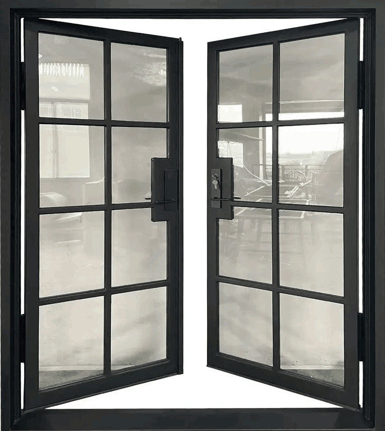 French iron door Design | Square Top With kickplate | Model # IWD 1001-Taimco