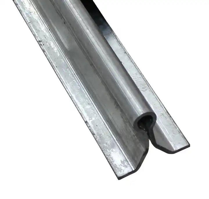 Galvanized Sliding Gate Embedded Track U Profile 1 Meter Long Per Run 3.33' | Model # ETU ( Pack of 30 Meters )-Taimco