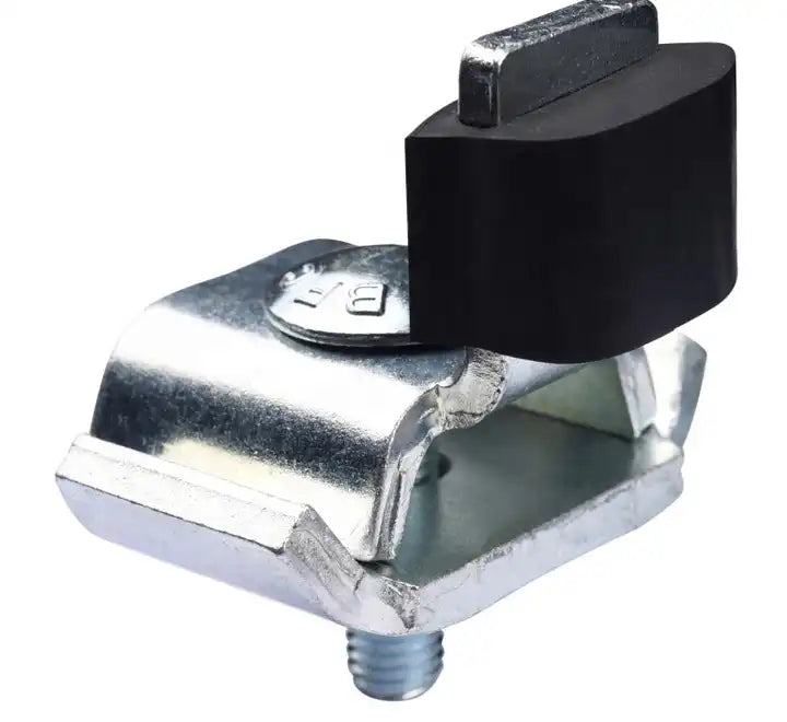 Gate Stopper for C-Rail with Rubber for Sliding Hanging Door | Model # STP139 ( Pack of 100 )-Taimco