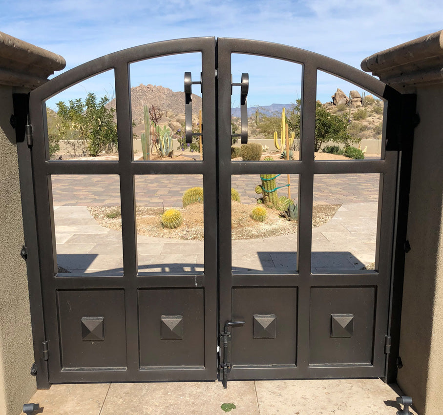 Gorgeous & Simplistic Metal Fence Garden Gate | Wrought Iron Fence Back Yard Gate | Made in Canada – Model # 239-Taimco