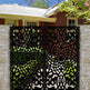 Gorgeous Artistic Design Metal Back Yard Gate | Custom Fabrication Laser Cut Yard Side Metal Gate | Made in Canada – Model # 210-Taimco