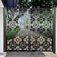 Gorgeous Laser Cut Artistic Doodle Design Wrought Iron Pool Gate | Custom Fabrication Metal Garden Gate | Made in Canada – Model # 826-Taimco