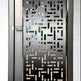 Gorgeous Laser Cut Artistic Linear Design Metal Garden Gate| Modern Fabrication Metal Back Yard Gate| Made in Canada | Model # 784-Taimco