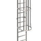 Heavy Duty Metal Ladder With Cage Low Parapet with Walk Through Rail Extension Model SL1493-Taimco