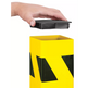 Heavy-Duty Square Bollards - Steel Yellow - Powder Coted - Model BOLL2568-Taimco