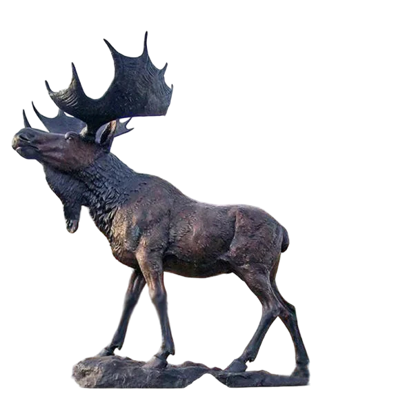 Majestic Moose Outdoor Sculpture Model # MSC1268