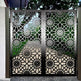 Laser Cut Artistic Flower Design Metal Garden Gate | Custom Fabrication Metal Yard Gate | Made in Canada – Model # 830-Taimco