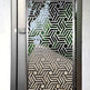 Laser Cut Artistic Geometric Design Metal Yard Gate| Modern Fabrication Metal Garden Gate | Made in Canada – Model # 810-Taimco