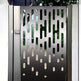 Laser Cut Artistic Illusion Vertical Line Design Metal Garden Gate| Modern Fabrication Iron Pool Gate | Made in Canada – Model # 751-Taimco