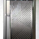 Laser Cut Artistic Linear Zig Zag Design Metal Gate| Custom Fabrication Metal Pool Gate| Made in Canada – Model # 832-Taimco