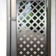 Laser Cut Artistic Square Pattern Iron Yard Design | Custom Fabrication Metal Back Yard Gate| Made in Canada – Model # 806-Taimco