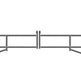 Manual Swing H-Series Tubular Galvanized Steel Double and Single Barrier Gate | Made in Canada– Model # MSG 887-Taimco