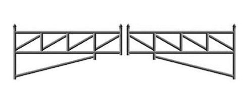 Manual Swing N-Series Tubular Galvanized Steel Double and Single Barrier Gate | Made in Canada– Model # MSG 890-Taimco