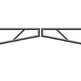 Manual Swing V-Series Tubular Galvanized Steel Double and Single Barrier Gate | Made in Canada– Model # MSG 892-Taimco