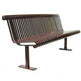 Metal Bench Steel Top and Back Steel Slat | Model MB186-Taimco