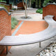 Metal Waves Outdoor Bench | Model COLL1700-Taimco