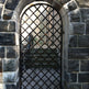 Modern & Simplistic Crisscross Metal Garden Gate | Custom Fabrication Wrought Iron Pool Gate | Made in Canada – Model # 261-Taimco