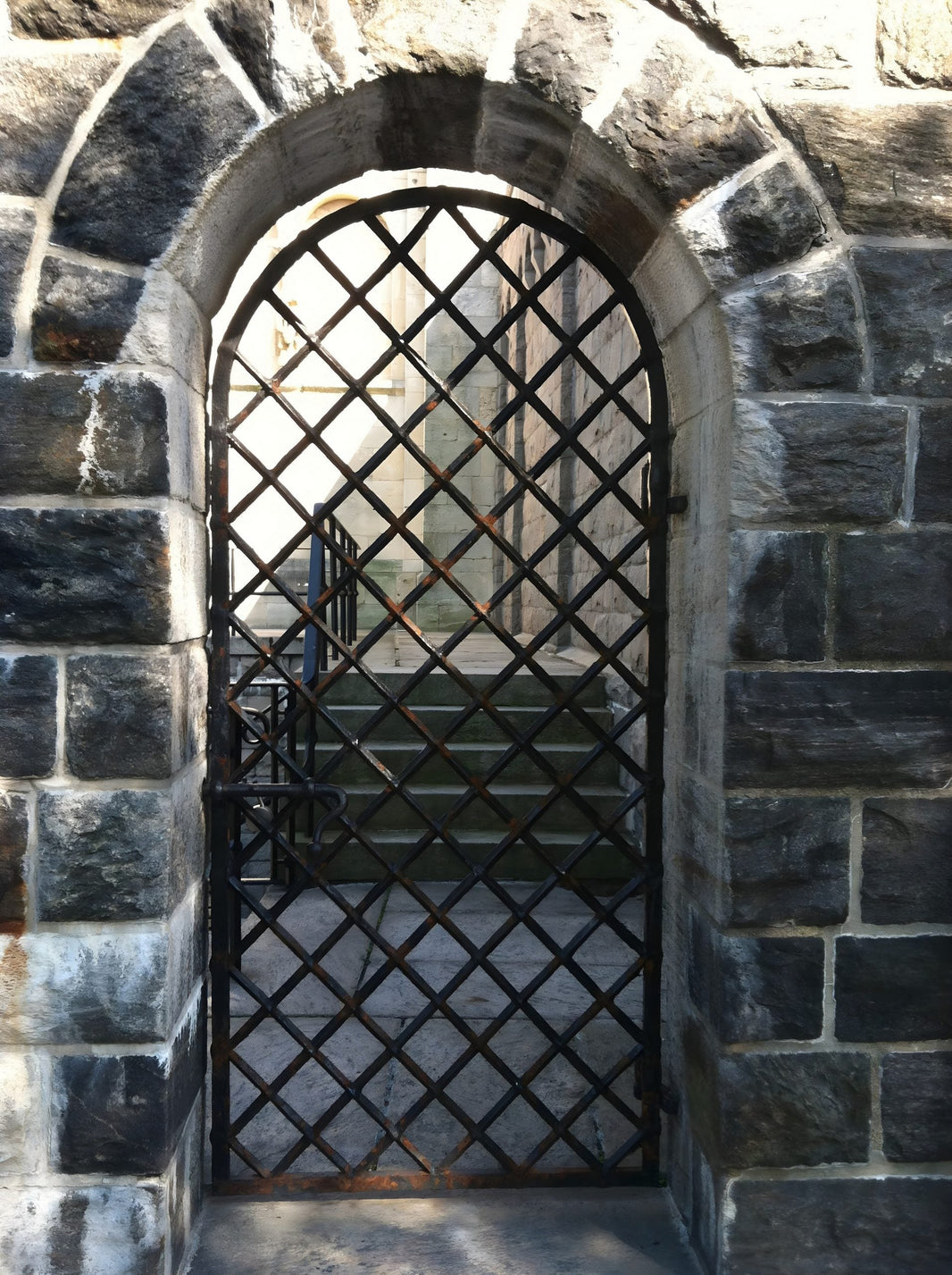 Modern & Simplistic Crisscross Metal Garden Gate | Custom Fabrication Wrought Iron Pool Gate | Made in Canada – Model # 261-Taimco