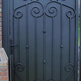Modern Doodle Art Design Metal Garden Gate | Custom Fabrication Iron Fence Yard Gate | Made in Canada – Model # 347-Taimco