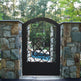 Modern Intricate Doodle Design Metal Pool Gate | Custom Fabrication Wrought Iron Garden Gate| Made in Canada – Model # 342-Taimco