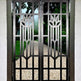 Modern Laser Cut Artistic Fence Design Wrought Iron Gate | Custom Fabrication Metal Back Yard Gate | Made in Canada – Model # 796-Taimco