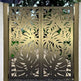 Modern Laser Cut Artistic Leaf Design Iron Garden Gate | Custom Fabrication Metal Back Yard Gate | Made in Canada – Model # 819-Taimco