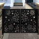 Modern Laser Cut Floral Motif Design Metal Gate | Custom Fabrication Heavy Duty Metal Gate | Made in Canada – Model # 017-Taimco