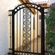 Modern Sleek Design Metal Garden Gate | Custom Fabrication Metal Fence Back Yard Gate |Made in Canada– Model # 322-Taimco