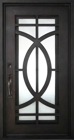 Modern Steel design Door | Square Top | Model # IWD 1022-Taimco